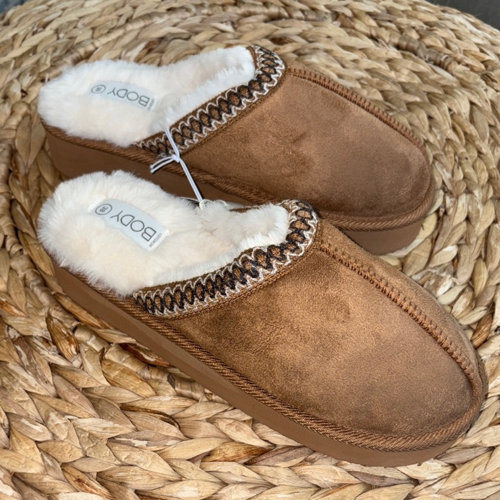 Cozy Tan Slip-On Women's Slippers